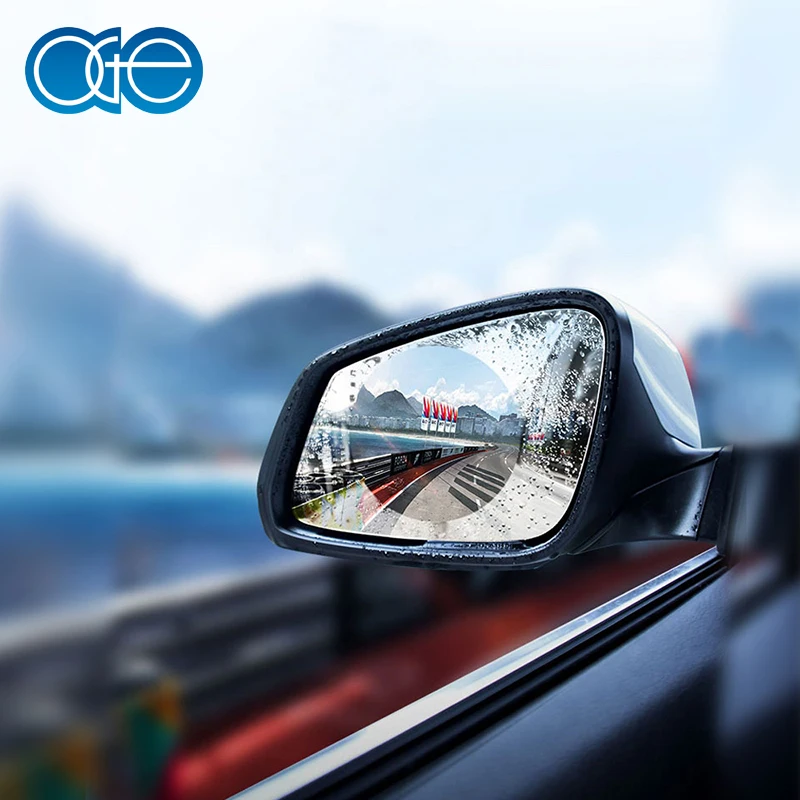

2PCS Car Rearview Mirror Protective Film Anti Fog Window Clear Rainproof Rear View Mirror Protective Soft Film Auto Accessories
