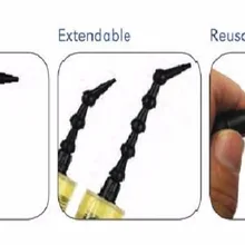 Профессиональные Гибкие наконечники, все угловые насадки, сопло, сопло на 360 градусов, сопло на 45 градусов