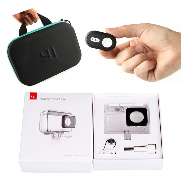 

Underwater Waterproof Housing Case Bluetooth Wireless Remote Controller Bag For Original Xiaomi Yi 2 4K Xiaoyi 2 4K Accessories