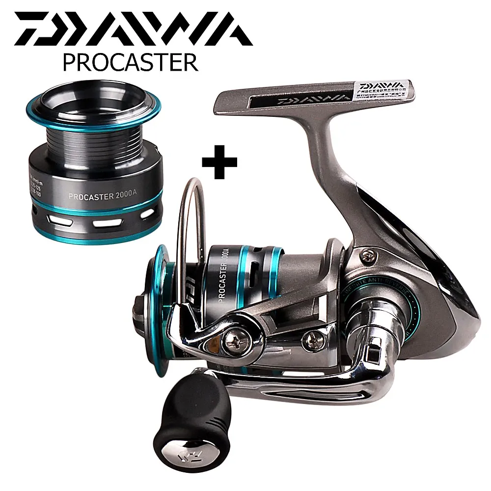 DAIWA PROCASTER Рыболовная Катушка+Запасная Шпуля 2000/2500/3000/3500/4000 7BB Катушка для Спиннинга