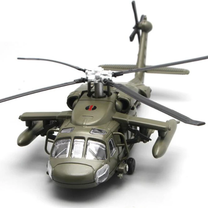  29CM 1/72 Scale Black Hawk Helicopter Military Model Army Fighter Aircraft Airplane Models Adult Ch