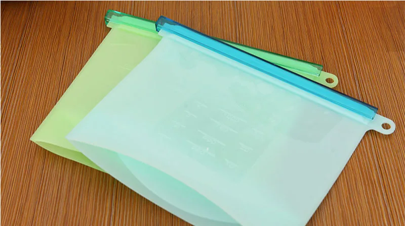 Duolvqi вакуумные пакеты для упаковки еды обертывания силиконовые контейнеры для хранения еды на холодильник пакет для холодильника кухонные цветные Ziplock Сумки