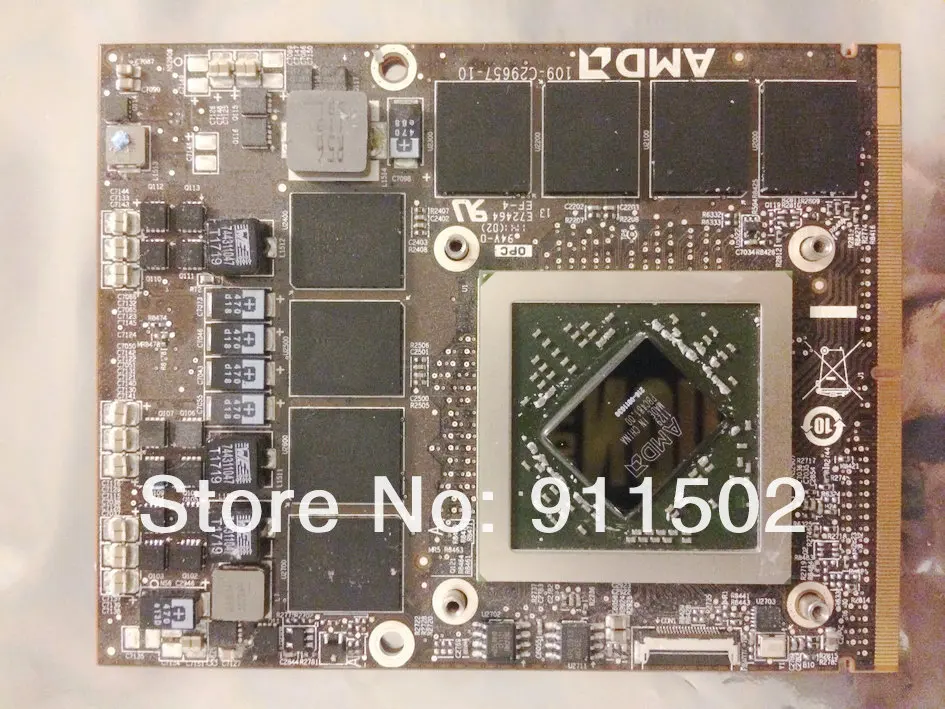  For M17X R3 M18X Laptop RDRGR 0RDRGR Graphic Vedio Card HD6990M HD 6990M 216-0811030 GDDR5 2GB Full Tested OK 