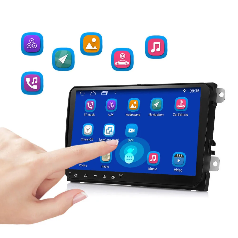 9001A 2 Din 9 Inch Touch Screen MP5 Player Car Radio GPS Navigation Android 7.1 Bluetooth 4.0 Wifi Car Multimedia Player For VW 9001A 2 Din 9 Inch Touch Screen MP5 Player Car Radio GPS Navigation Android 7.1 Bluetooth 4.0 Wifi Car Multimedia Player For VW
