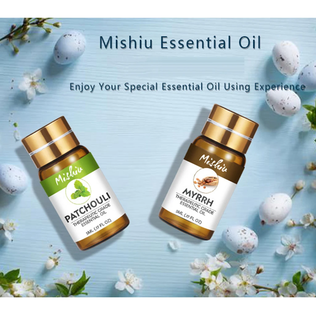 5ml Pure Natural Plant Massage Essential Oils Aromatherapy Lavender Lemon Peppermint Jasmine Rosemary Tea Tree Fennel Orange