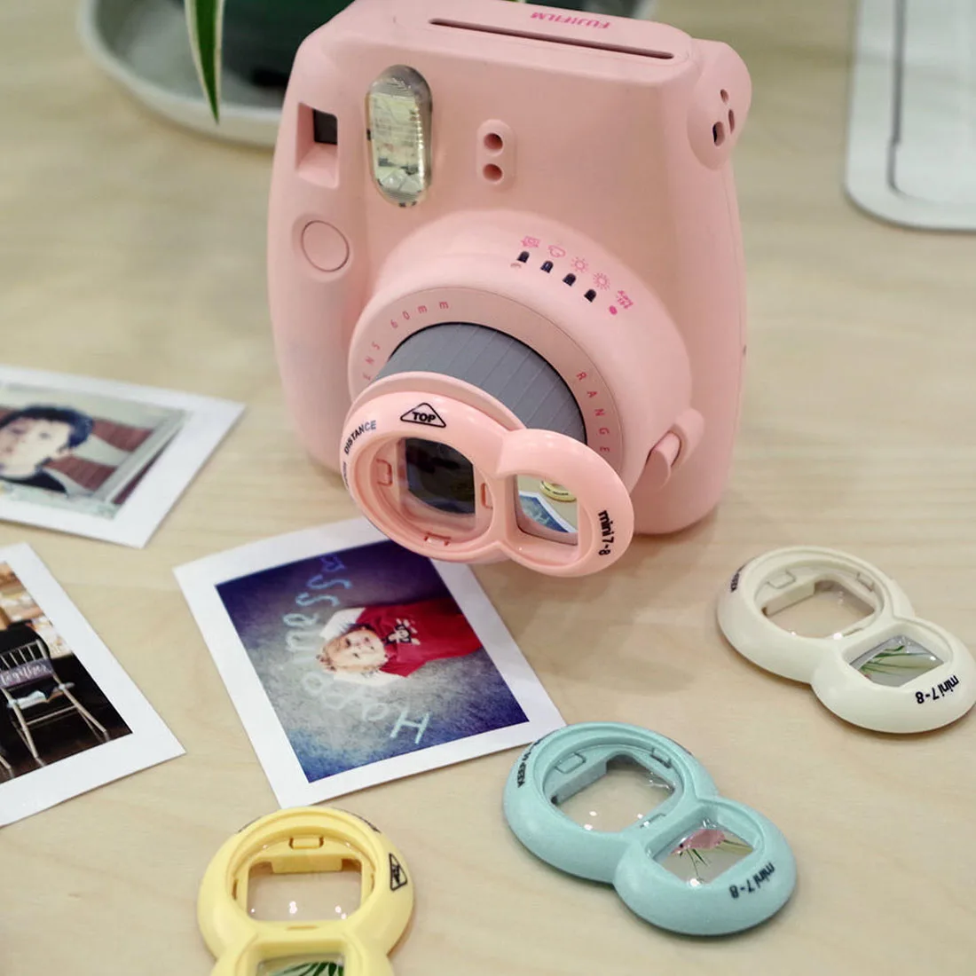 Новые милые зеркальные линзы для съемки селфи Fujifilm Instax Mini 7s 8/9 фильтр крышки