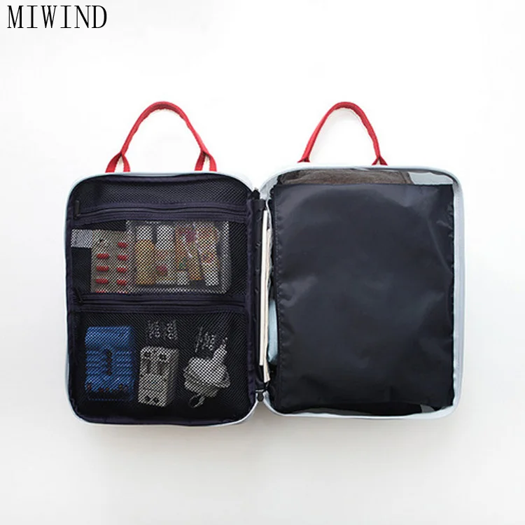 

MIWIND Men Waterproof Travel Bags Top Handbag High Quality Zipper Traveling Bags Purse Organizer TXG798