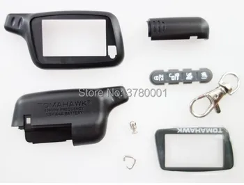

Wholesale X5 Case Keychain for Two way car alarm system TOMAHAWK X5 X3 LCD remote control Key Fob Chain