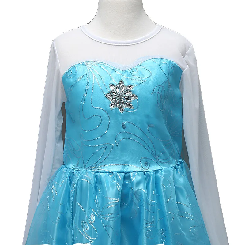 Snow Queen Elsa Dresses and Princess Anna Elsa Dress for Girls | Cosplay Vestidos | Perfect for Birthday Parties | Kids Girls Clothing | Elsa Set image 4