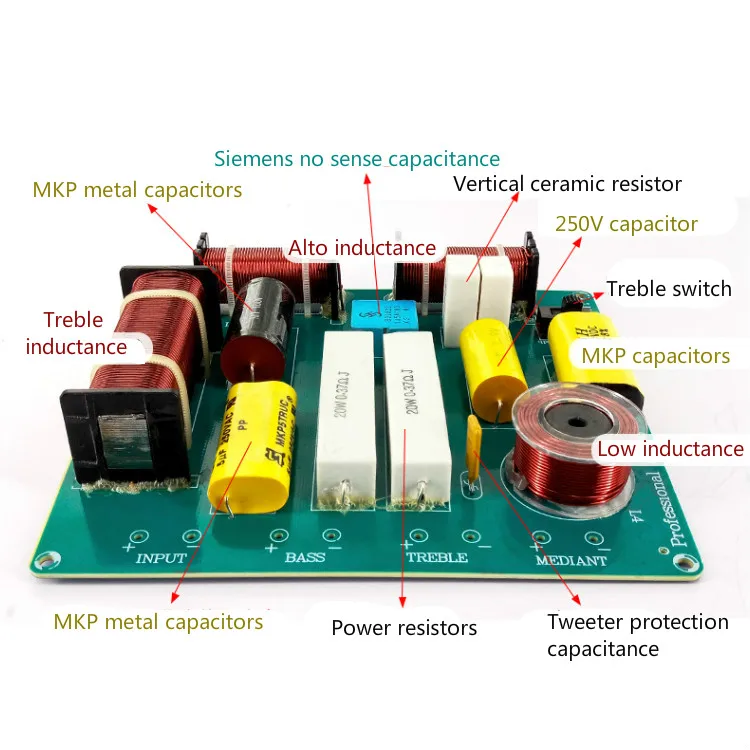 AIYIMA 150 Вт 3Way делитель частоты доска KTV этап динамик кроссовер HiFi Aodio ВЧ Alto бас 3way кроссовер делитель