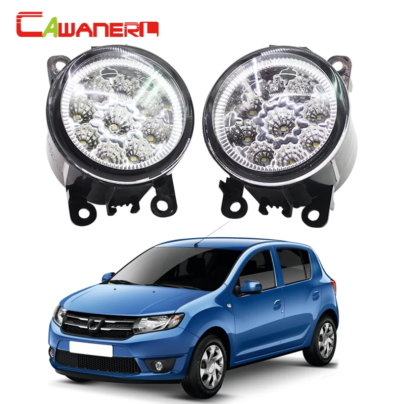 Cawanerl Car Styling Replacement Fog Light DRL Daytime Running Light LED Bulb 12V For Dacia