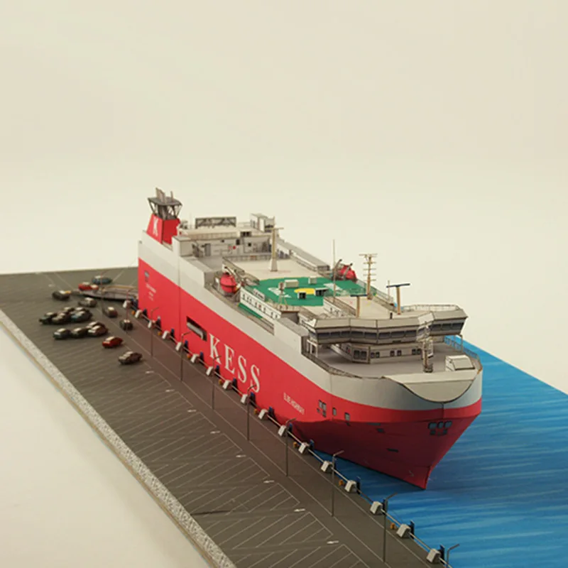 

1:400 Paper Model Bahamian Elbe Highway Ro-Ro Ship Model Manual DIY