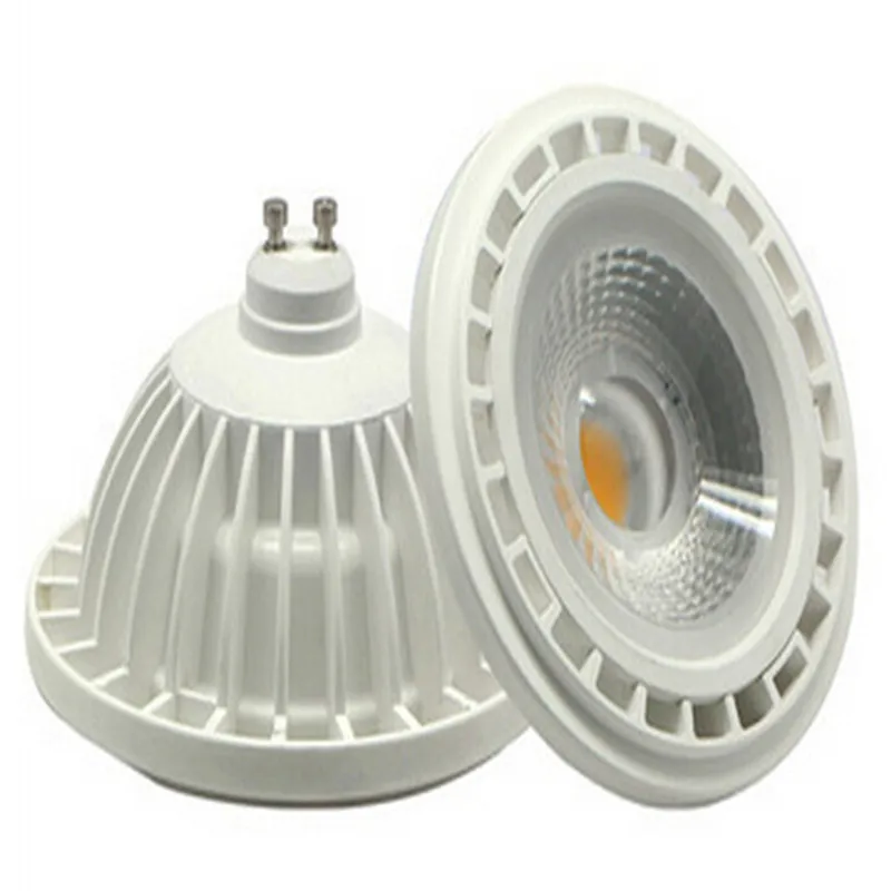 

LED AR111 15W cob bridgelux LED,ES111,QR111,White shell,GU10 optional,12VDC or AC85-265V,free shipping(20pcs/lot)