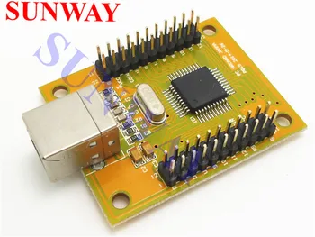 

USB to Jamma PC Arcade USB controller Interface 2 player joystick &27 push button w/ Turbo, MAME Multicade Keyboard Encoder