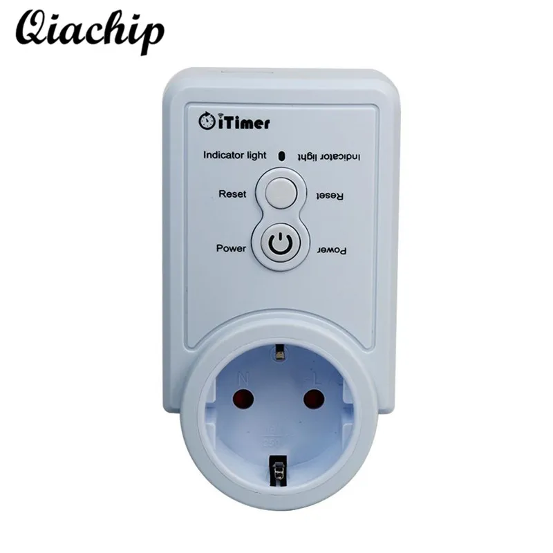 

QIACHIP AC 90-240V EU Plug Smart Home WiFi Power Wireless App Timer Control Socket Temperature Sensor For iOS Android Smartphone