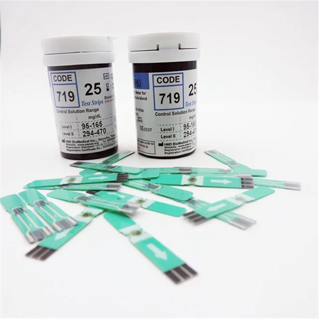 50pcs Blood Glucose Test Strips And 50pcs Lancest Needle For GLM 76