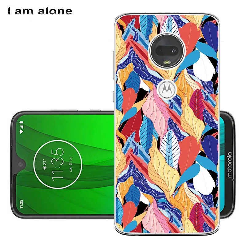 Чехлы для телефонов I am alone для Motorola Moto G7 G7 Play G7 power из мягкого ТПУ для мобильных телефонов модные сумки для Moto G7 - Цвет: Soft TPU KK37