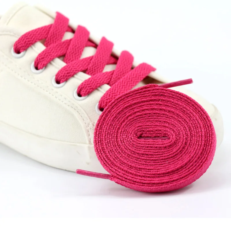 JUP 3 Pais Shoelaces Flat Colored Led Shoe Laces for Fashion Canvas Shoes Colors Girls Boys Laces Shoestring Length: 60cm-200cm