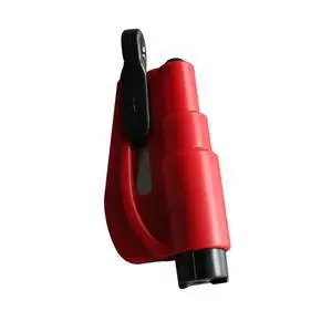 

Hot sale Auto Mini Safety Glass Window Breaking Hammer Emergency Escape Rescue Tool with Keychain Seat Belt Knife Cutter