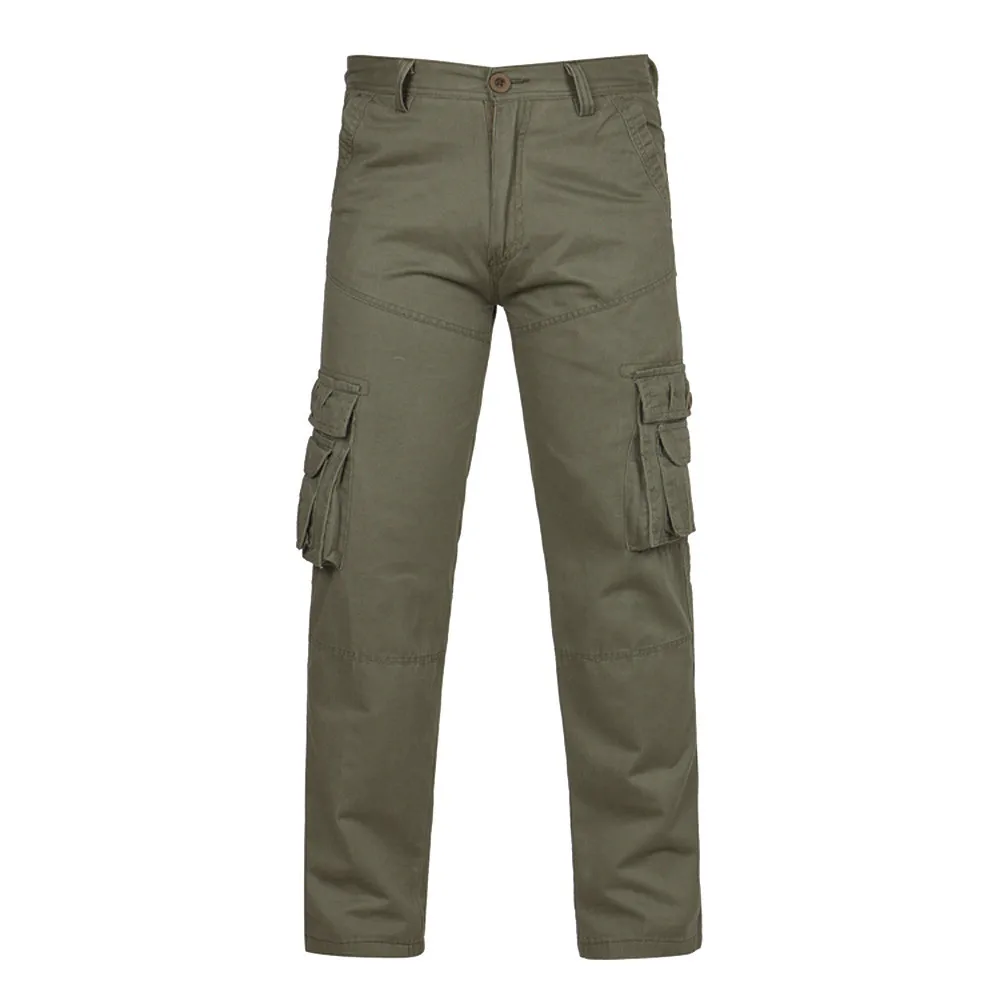 Army Green Спортивные штаны Мужские штаны Jogger мужская одежда хип-хоп модные повседневные на открытом воздухе кнопки многокарманные рабочие брюки карго длинные Pantc0413 - Цвет: Army Green