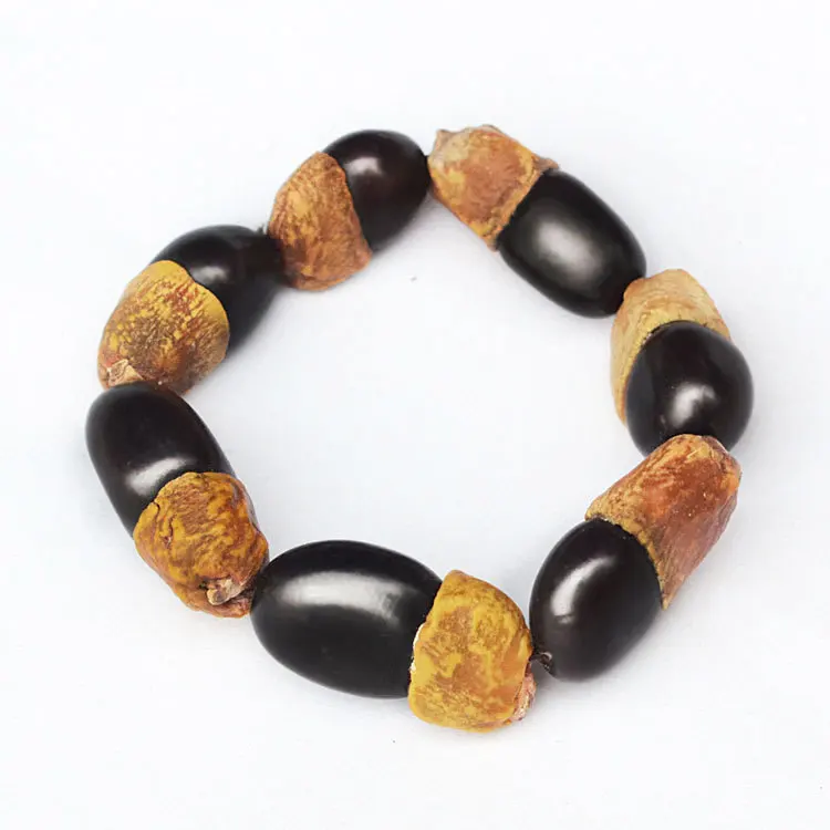 

10PCS Natural Bodhi Beads Bracelets Myanmar Eggplant Bodhi For Man Free ship