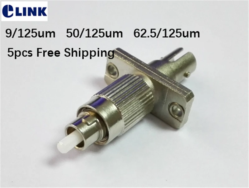 FC-ST fiber FM hybrid adapter male to female optical fibre coupler SM MM 50/125 62.5/125 ftth connector free shipping ELINK 5pc av audio video interface dust cap plug cover tv speaker free shipping ftth elink rca female dust cap 200pcs