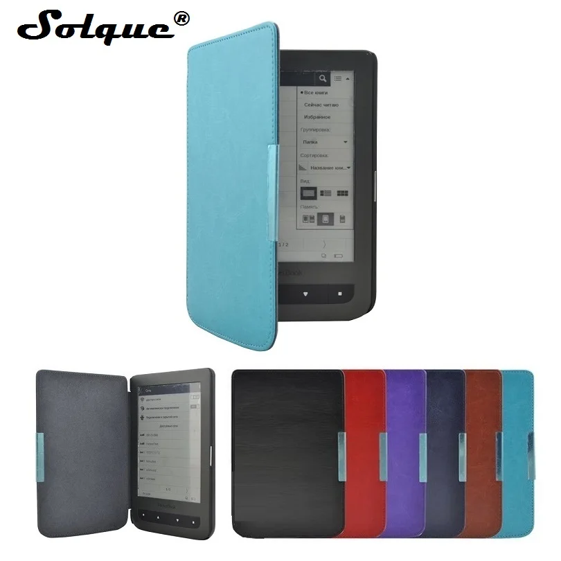 New Magnetic Flip Cover Case For Pocketbook Touch 614 624 626 6 6 Inch Crazy Horse