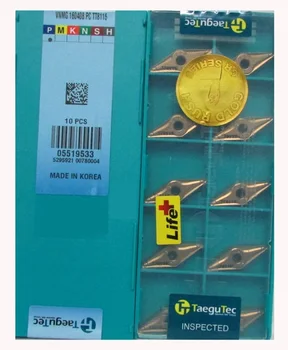 

Taegutec Carbide inserts VNMG160408PC TT8115 wholesale VNMG 160408 PC TT8115 for steel P05 - P20