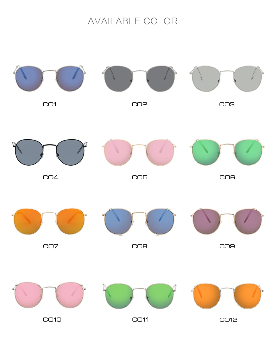 Новые Классические круглые солнцезащитные очки для женщин, маленькие винтажные Ретро солнцезащитные очки для женщин, для вождения, металлические солнцезащитные очки для женщин s