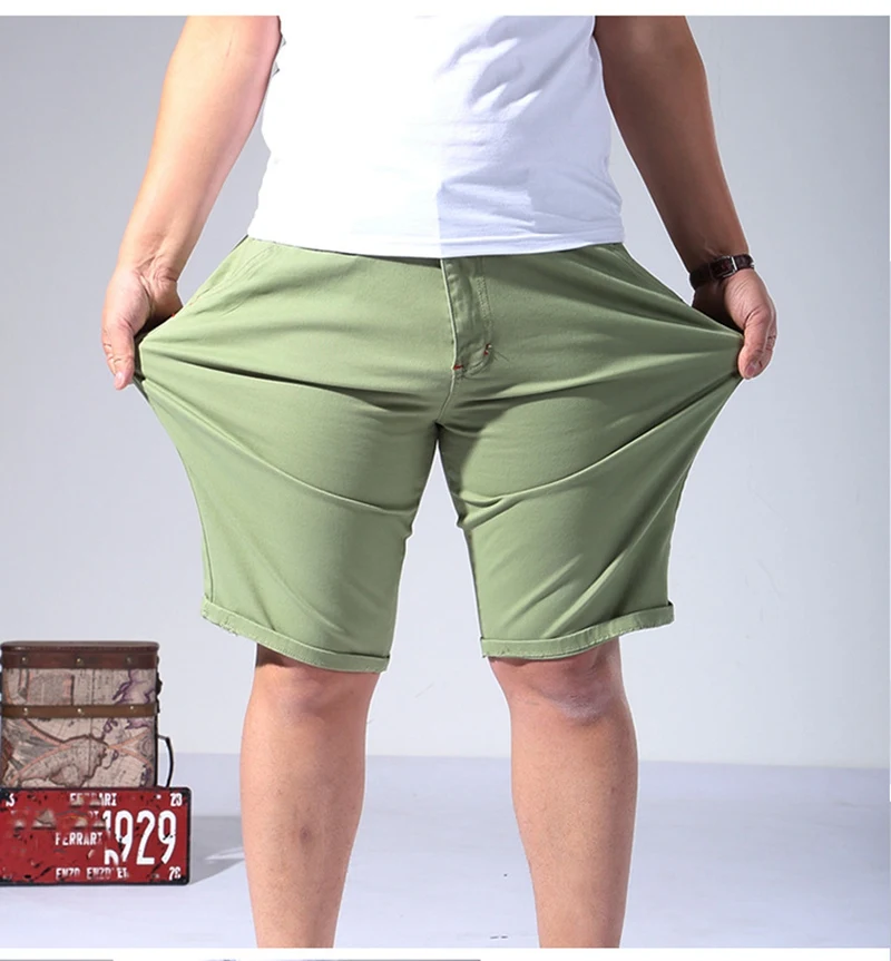 Большой Размер повседневные шорты мужские 6xl Большие размеры людей Шорты мужчин летних плюс удобрения для увеличения хлопка Шорты
