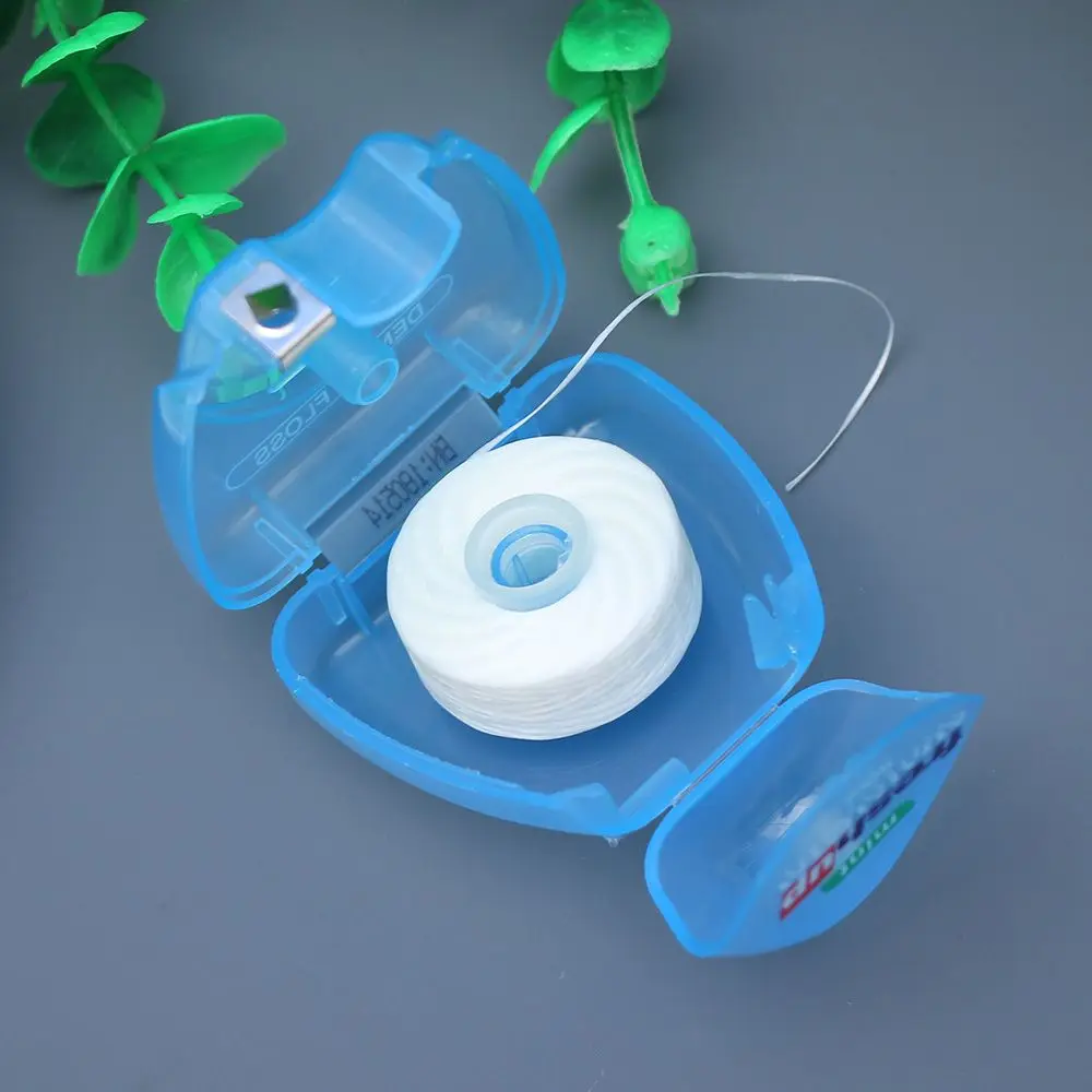 50m Mint Fragrance Dental Floss Portable Boxed Teeth Daily Use Cleaning Tool Interdental Brush Oral Care Item | Красота и здоровье