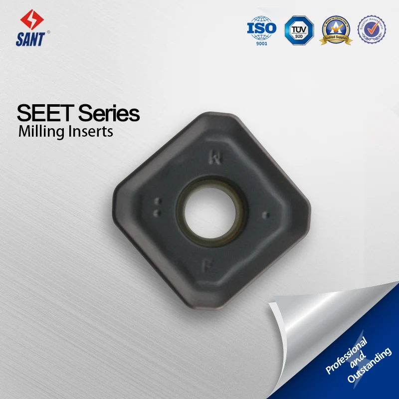 

SANT carbide inserts for stainless steel SEET12T3-FM CNC Cutting Mill Tools