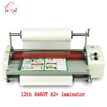12th 8460T A2+ Multi-function roll laminator Hot Rolling Mill Roller, cold laminator Rolling Machine film laminator 110v 1pc