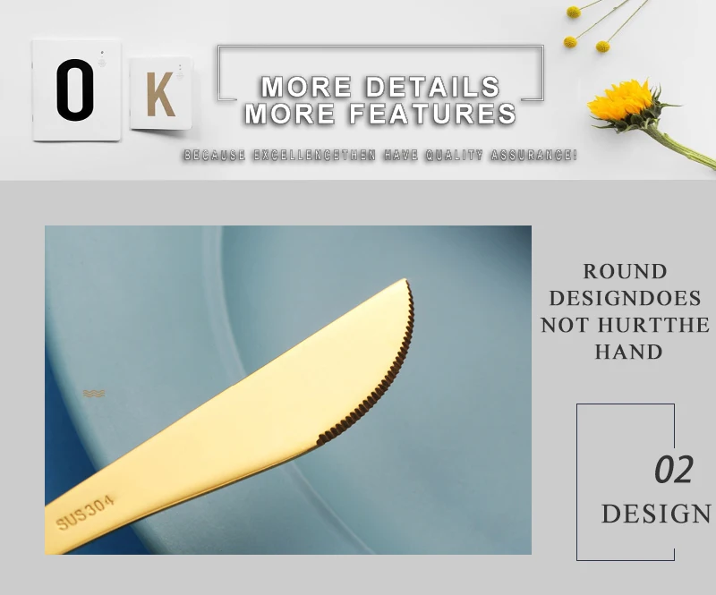 rose gold kitchen talher dourado (4)