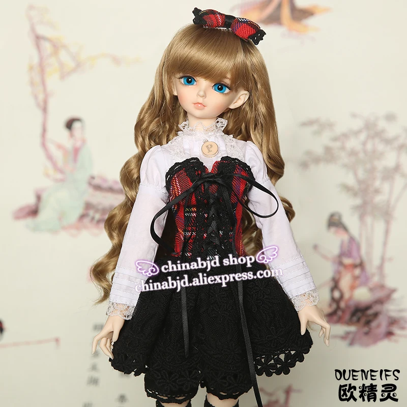 Bjd Sd Doll Clothes 1/4 Uniforms Institute Style Dress For Fairyland