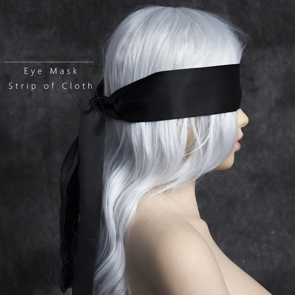 Sex Woman Toys for Adults Sexy Bondage Tools Blindfold Blinder Bdsm SM Erotic Slave Sex Black Mask Sex Product Fetish Restraint 