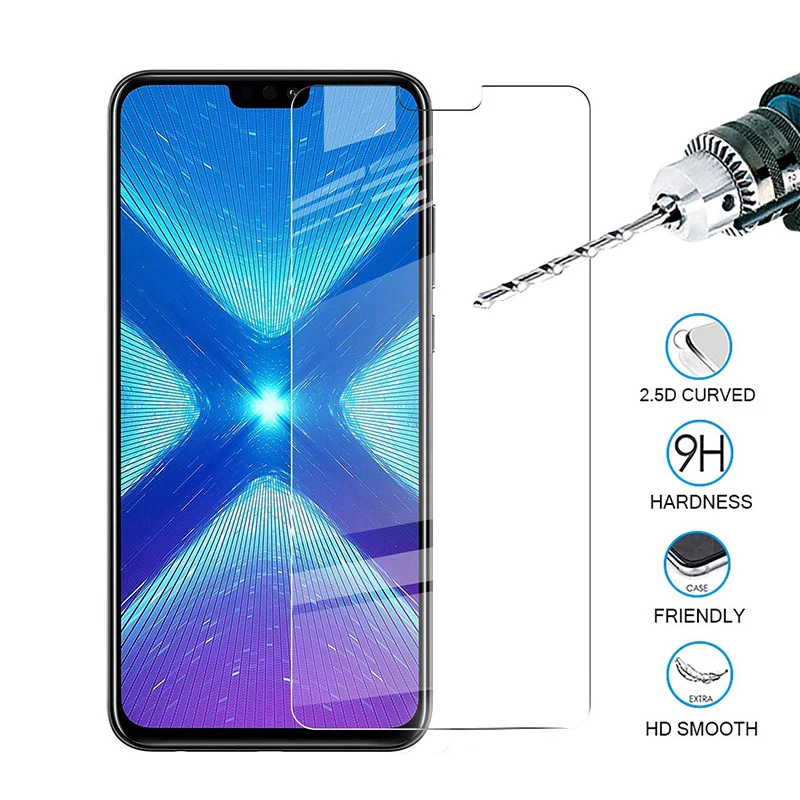 

Screen Protective Glass on For Huawei Honor 8x 8c 8 Tempered Glass on For Honor 6a 6c pro 6 Glass for honor 7 7x honer