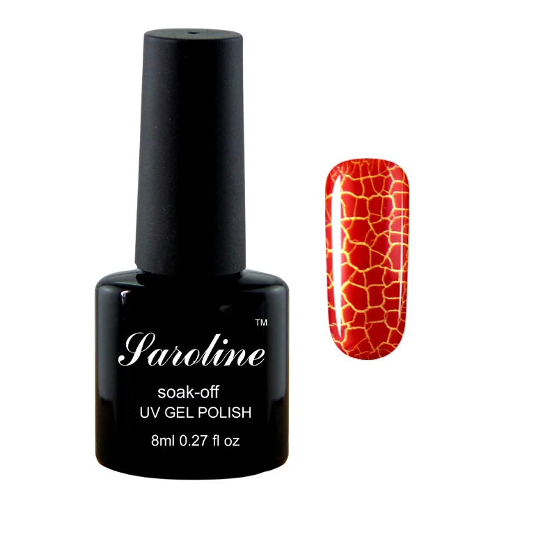 Saroline Lucky Crackle УФ-гель для ногтей гибридные Лаки 8 мл Art Crackling гель лак Светодиодная лампа лак для ногтей ноготь с эффектом трещин лак - Цвет: 8401