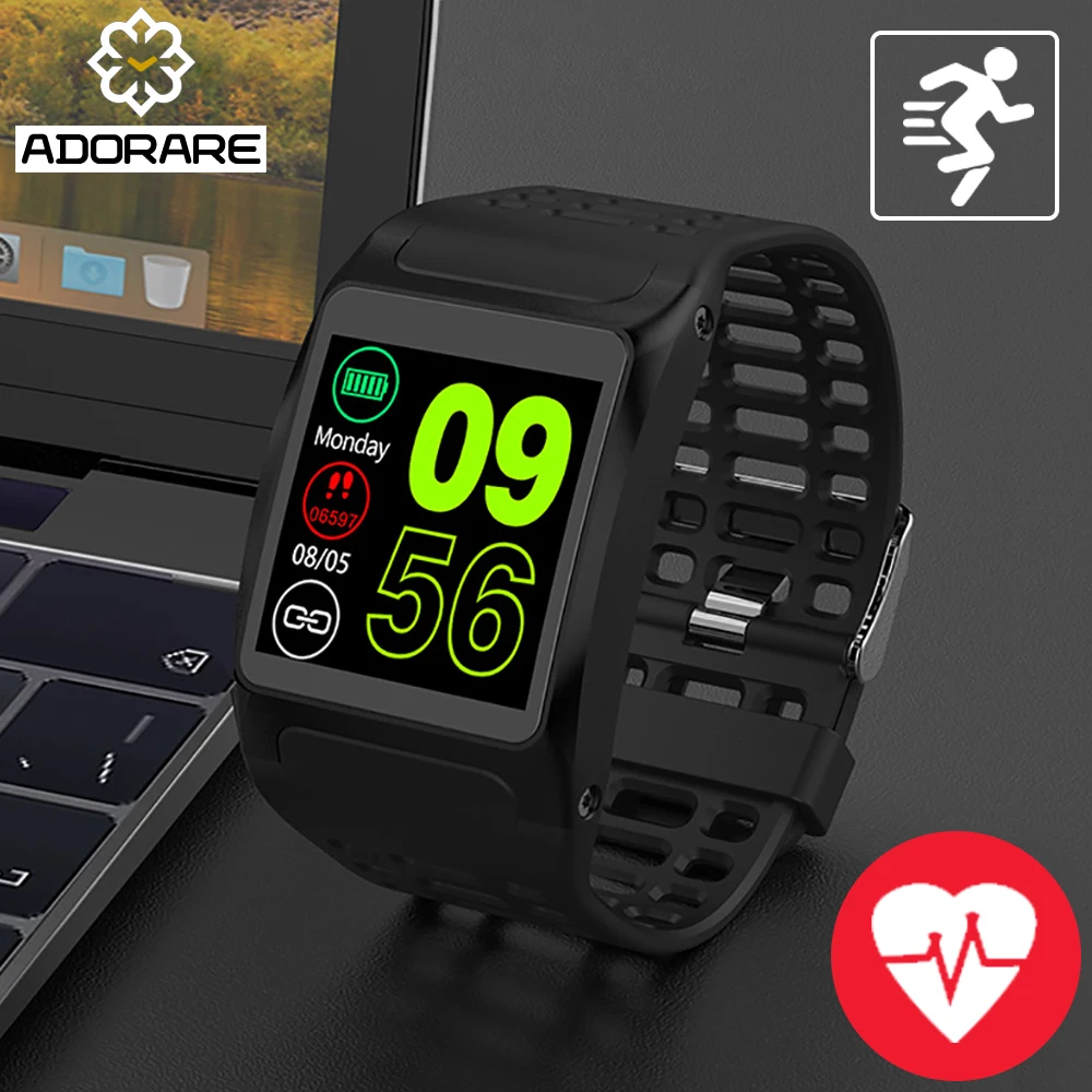 

2018 New Gift Smart band Sport Color Screen Watch Pedometer mens digital watch For Phone Wrist Watch Women's satti Watch BLE 4.0