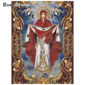 

Evershine 5D DIY Diamond Painting Religion Cross Stitch Full Square Diamond Embroidery Portrait Diamond Mosaic Home Decor