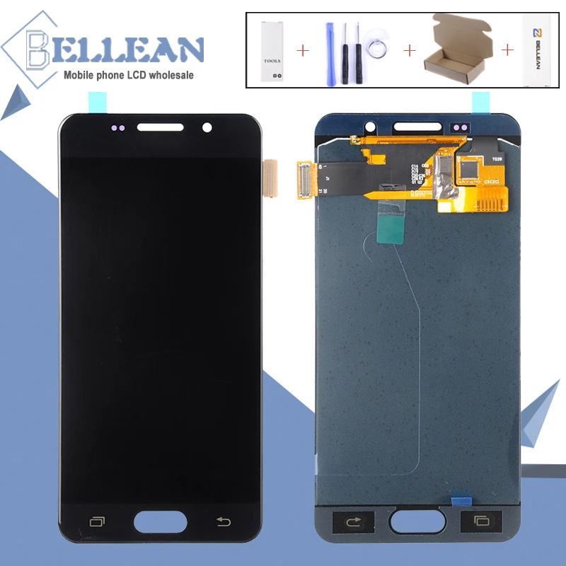 OLED для samsung Galaxy A310 A310F SM-A310F A3 2016 ЖК-дисплей Дисплей с Сенсорный экран планшета