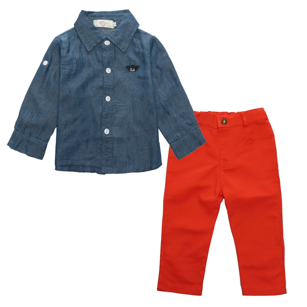 Новые детские Комплекты одежды для мальчиков модная детская одежда комплект