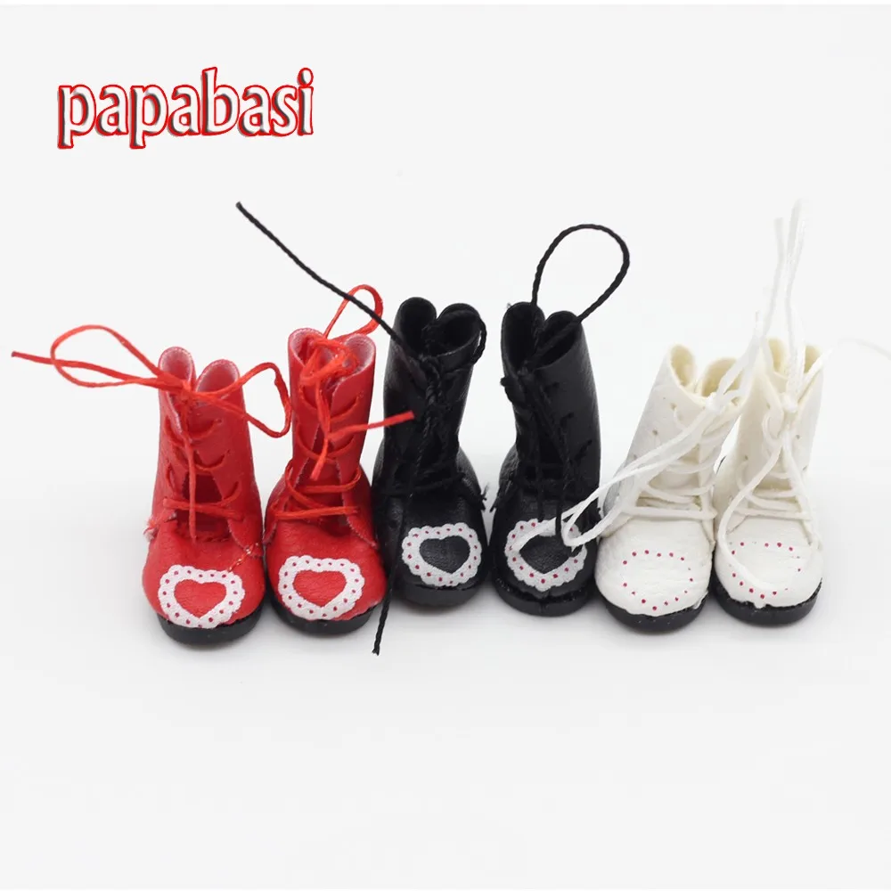 4 цвета; 1 пара ботинок; обувь для BJD blyth 1/8 1/6; кукла Тан Коу; аксессуары для куклы; 3,2 см et012