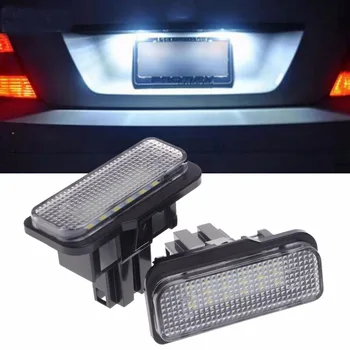 

2 Pcs No Error 18 LED SMD Plate Light For Benz W203 W211 W219 R171 New