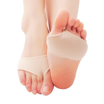 

1/2pair Fabric Foot Insole Pad Orthopedic Cushion Pad High Heel Arch Cushion Support Half Yard Flatfoot Pads Insole for Shoes
