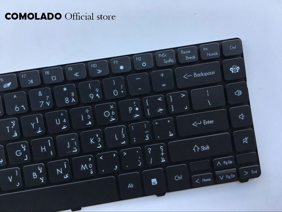 AR Arabic Laptop keyboard For Gateway NV49 NV49C black keyboard AR Layout (2)