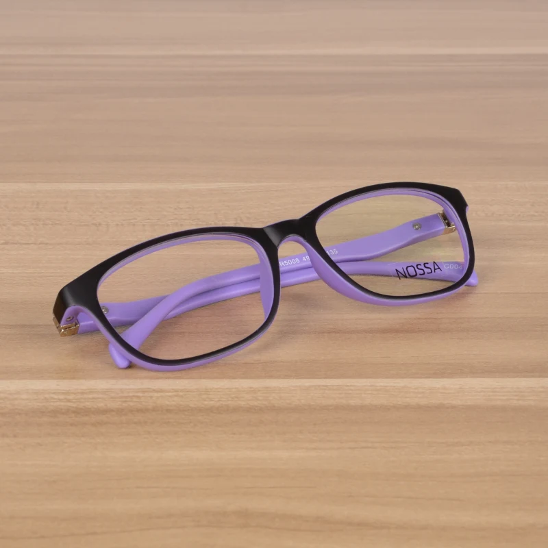 Nossa Новая мода tr90 дети Очки Рамки унисекс Прохладный дизайнер глаз Очки для Обувь для мальчиков и девочек нежный розовый детские очки