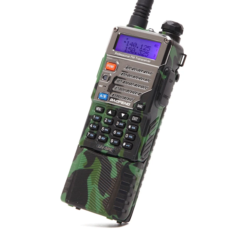 2 шт. Baofeng UV-5RE 8 Вт высокое Мощность Walkie Talkie Мощность ful 3800 мАч Uhf Vhf 8 Вт 10 км Диапазон Пеший Туризм UV5RE CB Портативный 2 способ радио