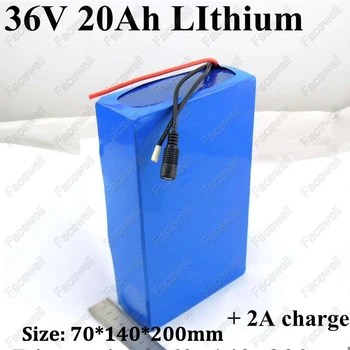 

GTK 36v 20ah lithium ion battery 36v 20ah li-ion electric bike battery for 36v e-bike fiets 1000w 1500w motor + 2A charger