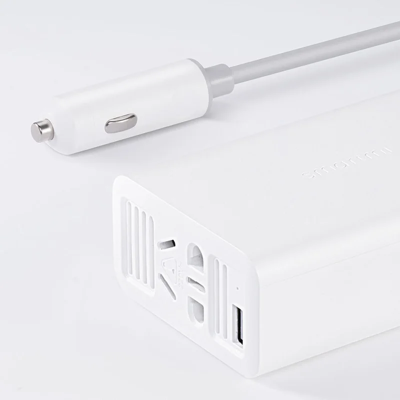 Автомобильный инвертор Xiaomi Mijia Smartmi 12 В в 220 USB многофункциональный быстрая